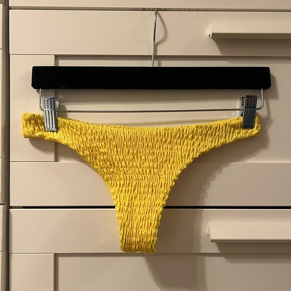 Zaful Cami Smocked Bikini Top & Bottoms - Picture 6 of 9